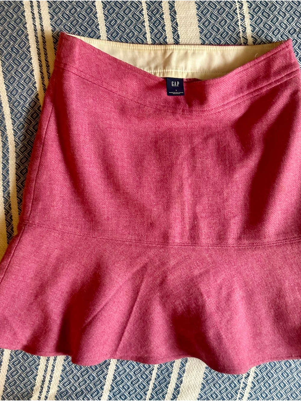 GAP Raspberry A-Line Flounce Skirt - Picture 13 of 13